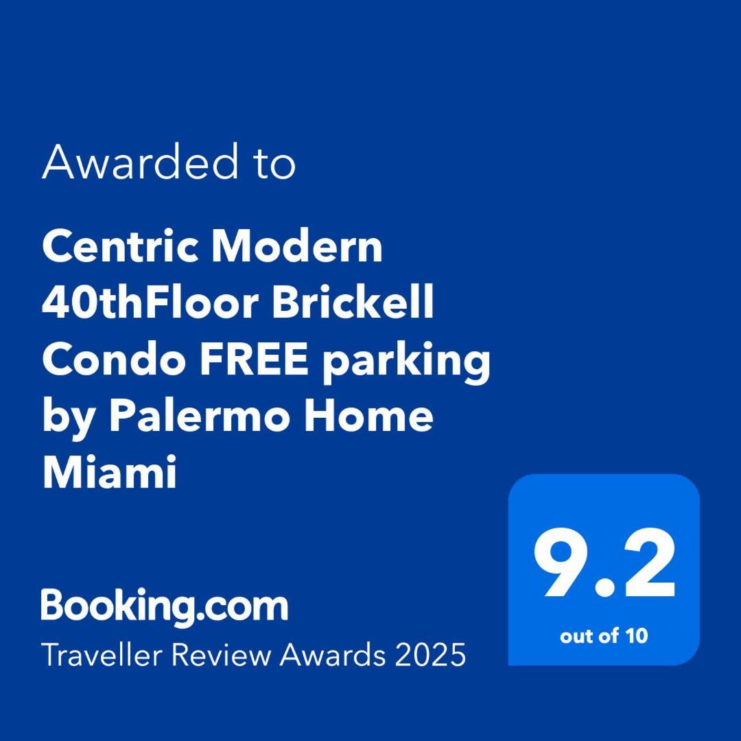 Centric Modern 40Thfloor Brickell Condo Free Parking By Palermo Home מיאמי מראה חיצוני תמונה